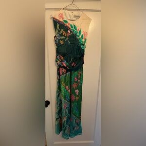 Saloni silk dress